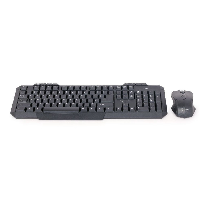 Gembird KBS-WM-02 klaviatūra Su pelė RF belaidis QWERTY US English Black