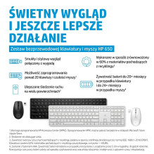 HP 650 belaidės klaviatūros ir pelės derinys