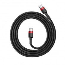 „Baseus Cafule“ kabelis USB-C PD 2.0 QC 3.0 60 W 2 m (juodas + raudonas)