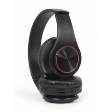 Gembird BHP-LED-01 headphones / headset Wired &amp; Wireless Head-band Music / Everyday Micro-USB Bluetooth Black