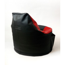 Player sack Sako pouffe black-red XXL 130 x 90 cm