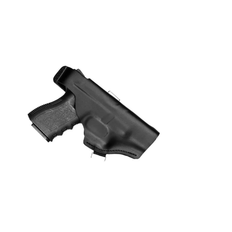 Leather holster for Glock 19 pistol
