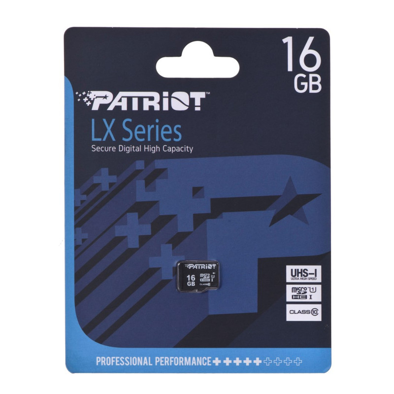 Patriot Memory PSF16GMDC10 atminties kortelė 16 GB MicroSDHC UHS-I Class 10