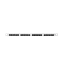 LANBERG PATCH PANEL 24 PORT 0,5U CAT.6 UTP GRAY