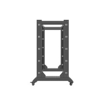 LANBERG RACK STAND 22U 600X800 (JUODAS RAL9004)