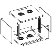 Techly Wall Rack Spinta 19 6U prof. 320 pilka surinkta&quot; I-CASE EL-1006G32