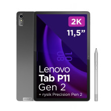 Lenovo Tab P11 4G LTE 128 GB 29,2 cm (11,5 colio) Mediatek 6 GB Wi-Fi 5 (802.11ac) Android 12 pilka