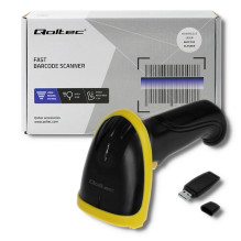 Qoltec 50862 Wireless Laser Barcode Scanner 1D , 2.4GHz