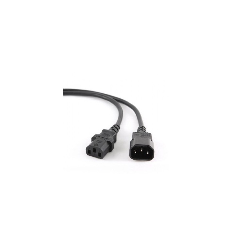 Gembird PC-189-VDE power cable Black 1.8 m C14 coupler