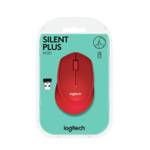 Pelė Logitech M330 Silent Plus Red