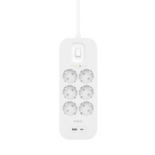 Belkin Connect White 6 kintamosios srovės lizdas (-iai) 2 m