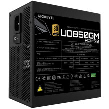 Gigabyte GP-UD850GM PG5 maitinimo blokas 850 W 20+4 kontaktų ATX ATX Black