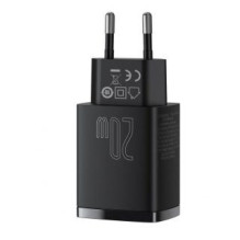 Baseus Baseus kompaktiškas greitas įkroviklis USB / USB Type C 20W 3A Power Delivery Quick Charge 3.0 black (CCXJ-B01)