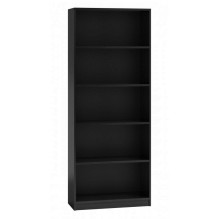Topeshop R60 BLACK office bookcase