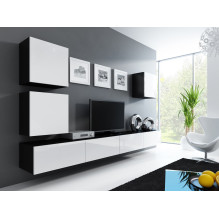Cama Square cabinet VIGO 50 / 50 / 30 black / white gloss