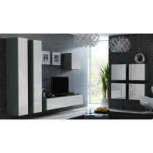 Cama Square cabinet VIGO 50 / 50 / 30 grey / white gloss