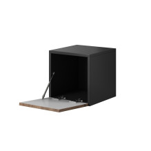 Cama full storage cabinet ROCO RO5 37 / 37 / 39 black / black / black