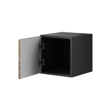 Cama full storage cabinet ROCO RO5 37 / 37 / 39 black / black / black