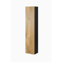 Cama full cabinet VIGO '180' 180 / 40 / 30 black / wotan oak