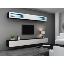 Cama Cabinet VIGO &quot;90&quot; full 90 / 35 / 32 black / white gloss