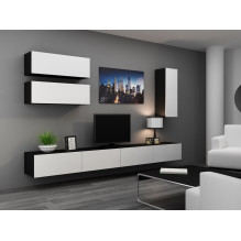 Cama Cabinet VIGO &quot;90&quot; full 90 / 35 / 32 black / white gloss