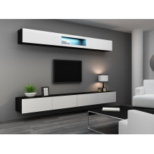 Cama Cabinet VIGO &quot;90&quot; full 90 / 35 / 32 black / white gloss