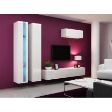 Cama Shelf unit VIGO NEW 180 / 40 / 30 white / white gloss