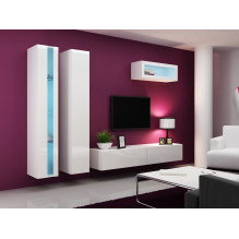 Cama Shelf unit VIGO NEW 180 / 40 / 30 white / white gloss