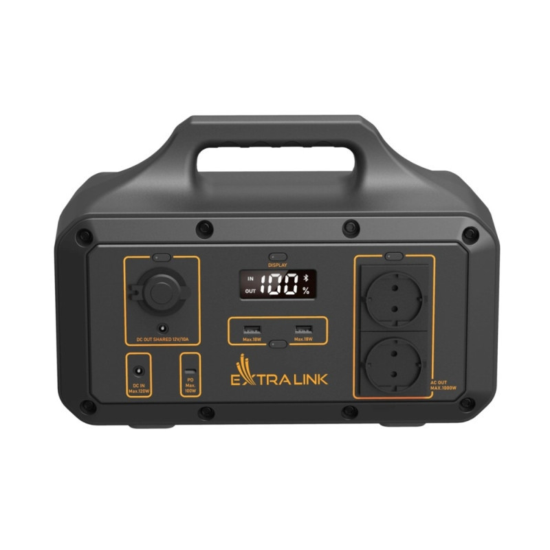 EXTRALINK 510.6Wh 800W Portable Power Station EPS-S500S