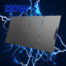 EXTRALINK Foldable 120W Solar Charging Panel, EPS-120W