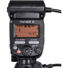 Yongnuo YN-14EX II TTL makro žiedinės blykstės rinkinys, skirtas Canon