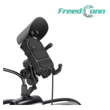 PHONE HOLDER AND INDUCTION CHARGER FREEDCONN MC29 15W + USB