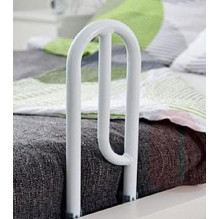 Height-adjustable bed rail making it easier to stand up