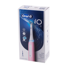 Oral-B IOSERIES3ICE rotacinis-pulsuojantis elektrinis dantų šepetėlis suaugusiems rožinis