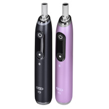 Braun Oral-B iO 9N elektrinis dantų šepetėlių rinkinys DUO BLACK ONYX &amp; ROSE QUARTZ