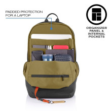 XD DESIGN ANTI-THEFT BACKPACK BOBBY SOFT BLACK P / N: P705.791