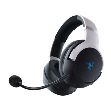 „Razer Kaira Pro Hyperspeed“ ausinės belaidės žaidimų ausinės su galvos juosta „Bluetooth“ juoda, balta