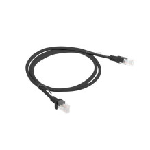 Lanberg PCU6-10CC-0100-BK networking cable Black 1 m Cat6 U / UTP (UTP)