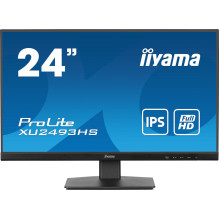 iiyama ProLite XU2493HS-B6 kompiuterio monitorius 60,5 cm (23,8&quot;) 1920 x 1080 pikselių Full HD LED juodas