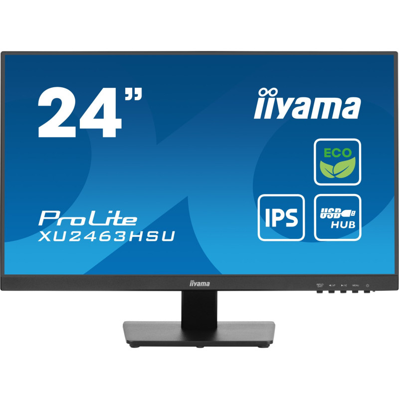 iiyama ProLite XU2463HSU-B1 computer monitor 60.5 cm (23.8&quot;) 1920 x 1080 pixels Full HD LED Black