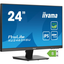 iiyama ProLite XU2463HSU-B1 kompiuterio monitorius 60,5 cm (23,8 colio) 1920 x 1080 pikselių Full HD LED juodas