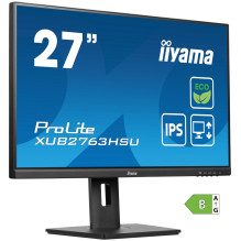 iiyama ProLite XUB2763HSU-B1 kompiuterio monitorius 68,6 cm (27&quot;) 1920 x 1080 pikselių Full HD LED juodas