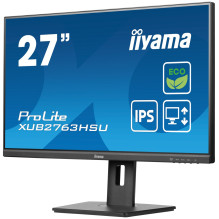 iiyama ProLite XUB2763HSU-B1 kompiuterio monitorius 68,6 cm (27&quot;) 1920 x 1080 pikselių Full HD LED juodas