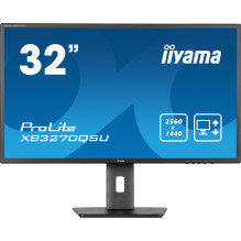 iiyama ProLite XB3270QSU-B1 computer monitor 81.3 cm (32&quot;) 2560 x 1440 pixels Wide Quad HD LED Black