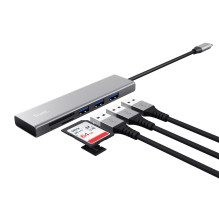 Trust Halyx USB 3.2 Gen 1 (3.1 Gen 1) Type-C 104 Mbit / s Aluminium