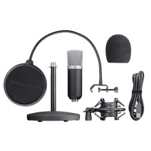 Trust 21753 mikrofonas Black Studio mikrofonas