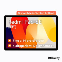 Xiaomi Redmi Pad SE Qualcomm Snapdragon 128 GB 27,9 cm (11 colių) 4 GB Android 13 Purple