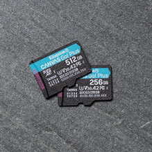 Kingston Technology 512GB microSDXC Canvas Go Plus 170R A2 U3 V30 kortelė + ADP