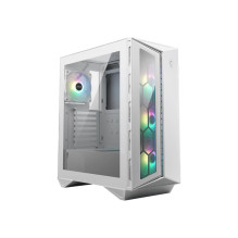 Case, MSI, MPG GUNGNIR 110R WHITE, MidiTower, Case product features Transparent panel, Not included, ATX, MicroATX, Mini