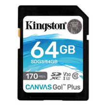 MEMORY SDXC 64GB UHS-I / SDG3 / 64GB KINGSTON